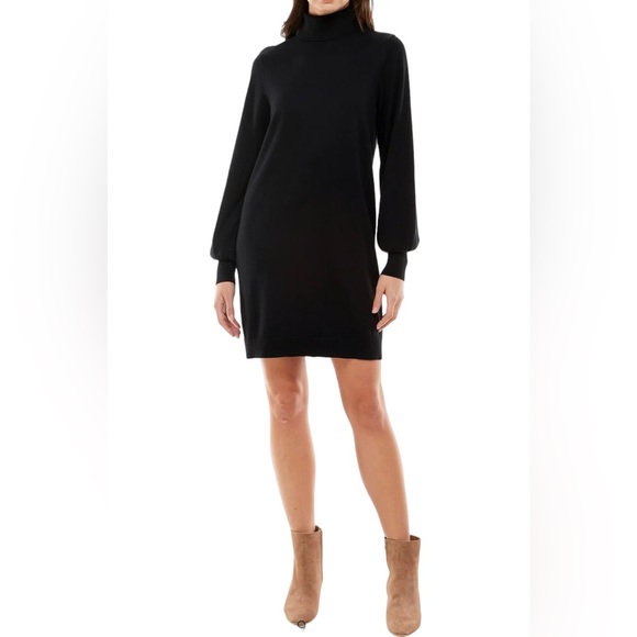 WAYF - Morela Long Sleeve Turtleneck Sweater Dress XL NWT - Picture 3 of 12